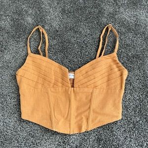 Corset crop top